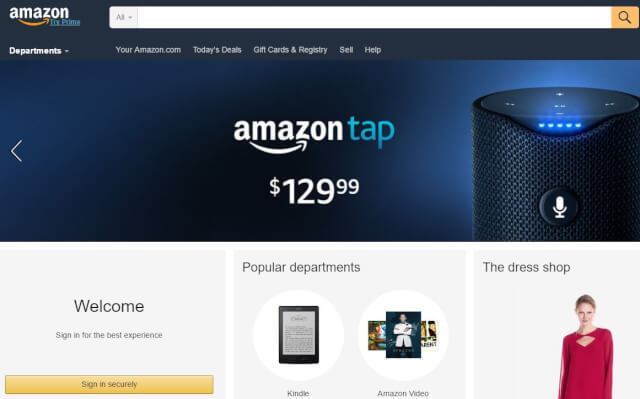 amazon top - アマゾンアメリカ Amazon.com（USA）での決済・支払い方法 クレジットカードの準備と円換算